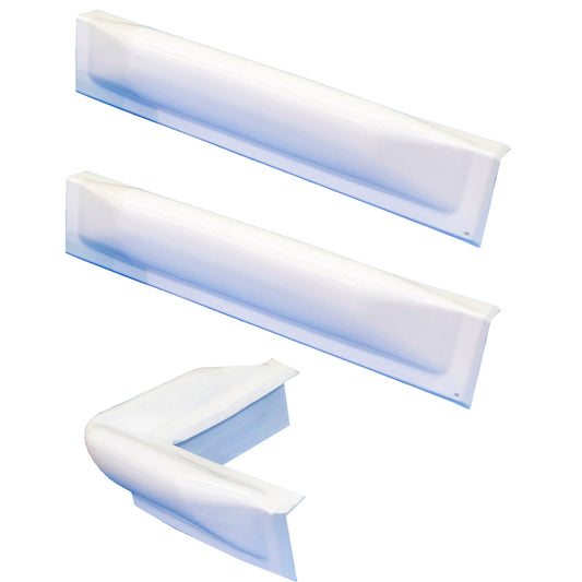 Dock Edge 3 Piece Dock Bumper Kit - 1 Corner Piece, 2 18" Straight Pieces [73-100-F]